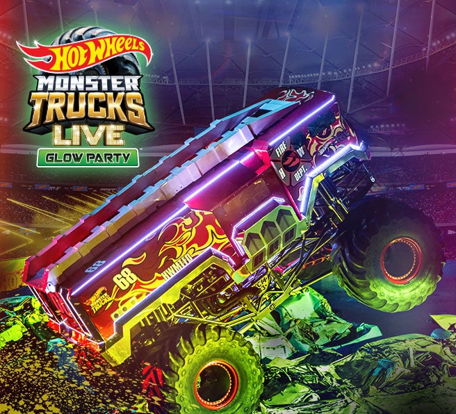 Hot Wheels Monster Trucks Live Glow Party