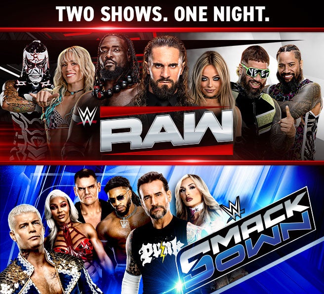 Poster for Two Shows. One Night. WWE: WWE RAW & SmackDown