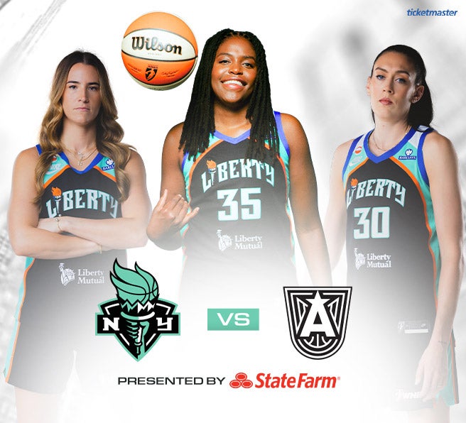 Poster for New York Liberty vs. Atlanta Dream