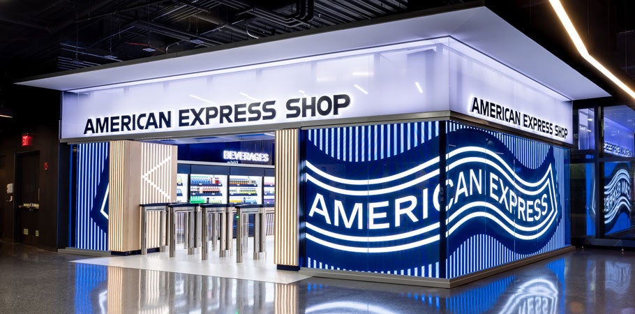 The American Express Shop, Concessions and bars