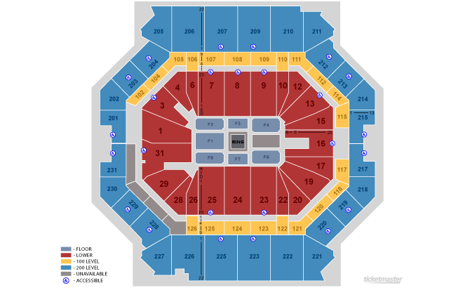 Peterson Center Seating Chart