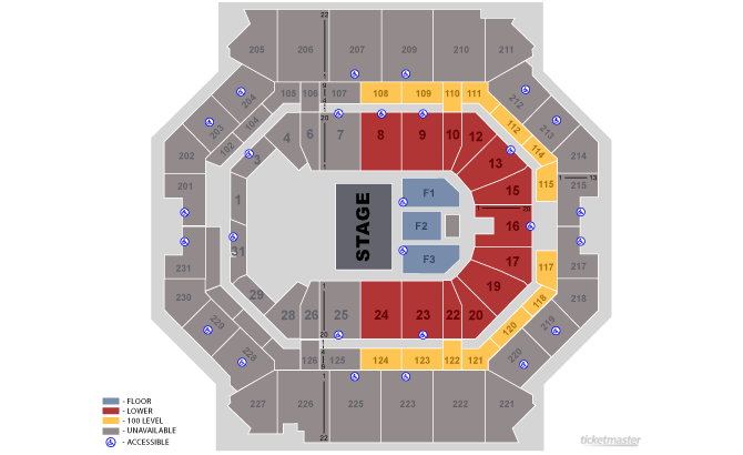 The Sinclair Seating Chart