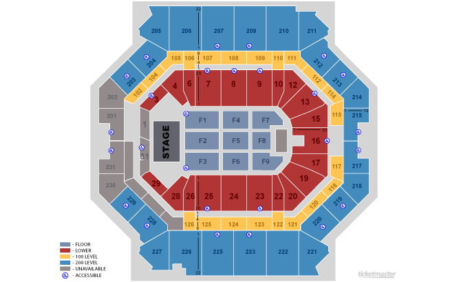 Interactive Seating Chart For United Center