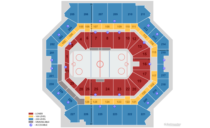 Islander Seating Chart Nassau Coliseum