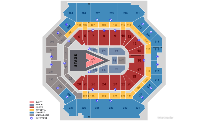 Prudential Center Seating Chart Katy Perry