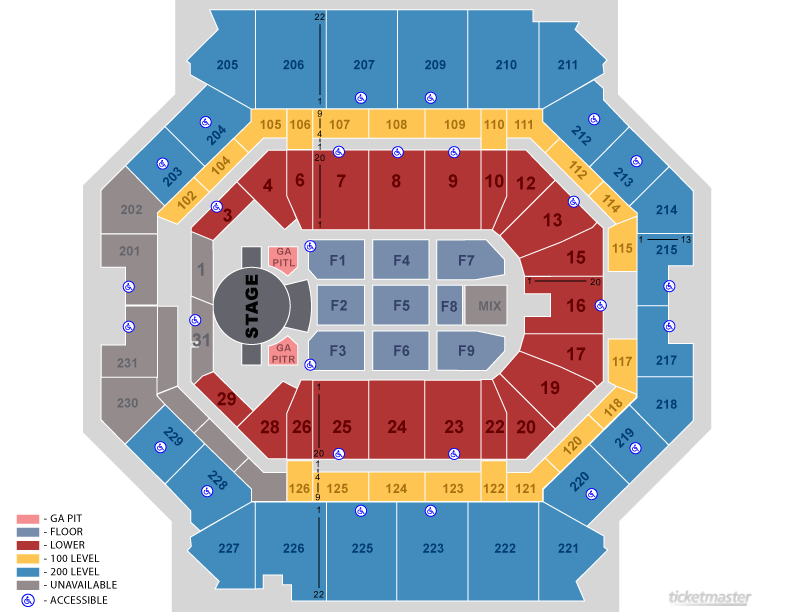 Drake Barclays Seating Chart